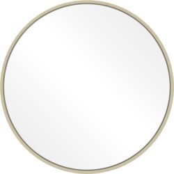 Espejo Decorativo Circular de Aluminio de 41.8 cm