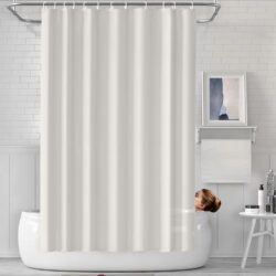 Cortina de Baño con 12 Ganchos 180 x 180 CM