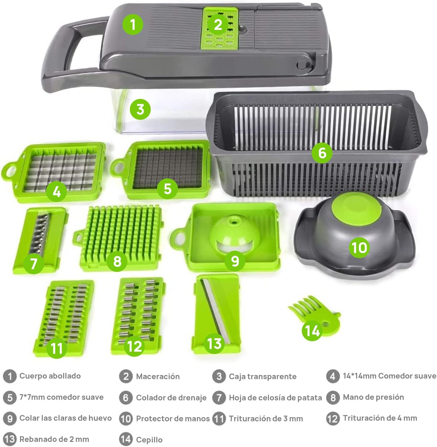 Picadora de verduras 14 en 1 - Image 2