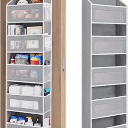 Organizador sobre la puerta con 5 ventanas transparentes