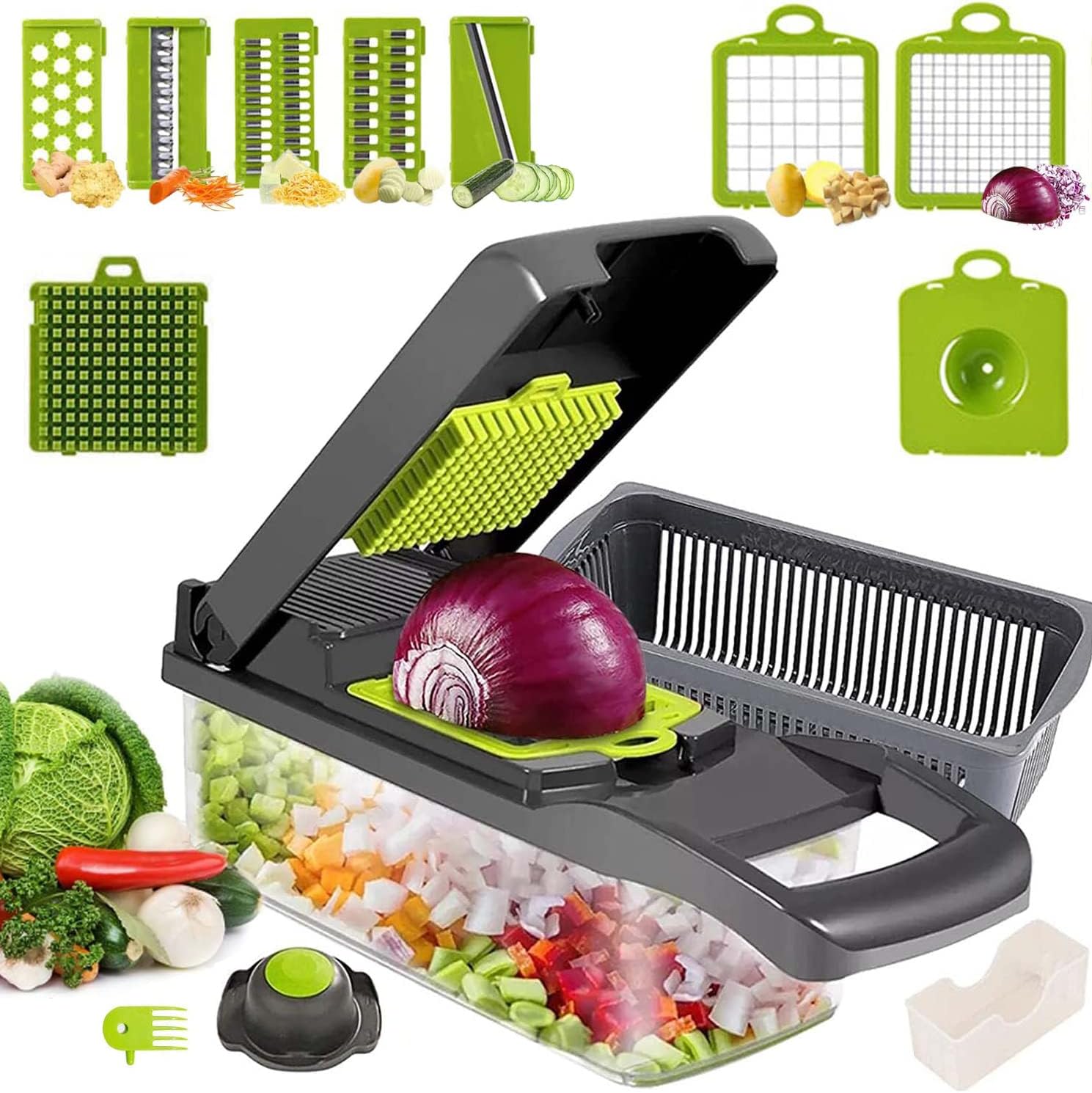 Picadora de verduras 14 en 1