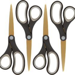 Tijeras de titanio para oficina y hogar